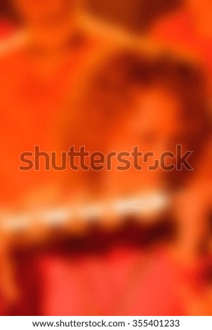 Ethnic drum band concert theme creative abstract blur background with bokeh effect