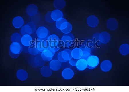 Celebration defocused background. Blue color, horizontal photo