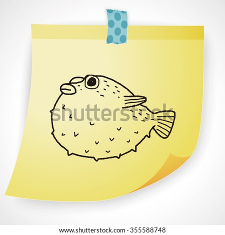 Puffer doodle