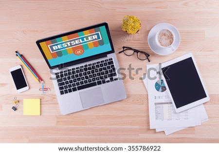 Business desk concept - BESTSELLER