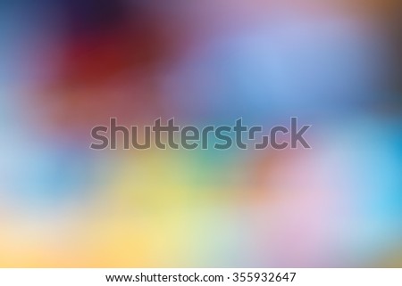 Abstract blurred bright colorful effect background for wallpaper or backdrop or webdesign