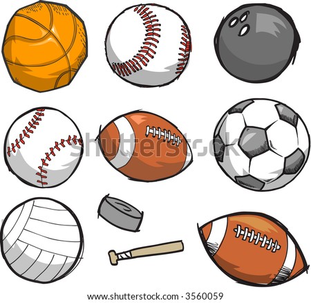 All-Sport Elements Vector Illustration