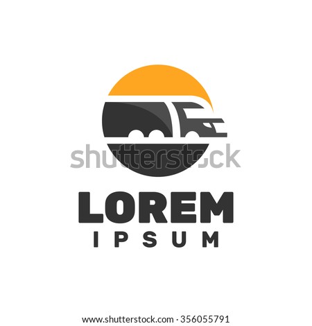 Truck vector logo design template. Delivery truck icon. Delivery icon. Delivery van.