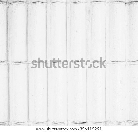 Vertical pattern cylinder white concrete block wall material outdoor background