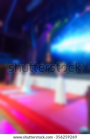 Award ceremony theme creative abstract blur background with bokeh effect