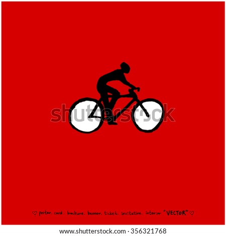 Sports poster illustration / sport background - vector