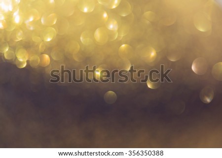 gold background, abstract golden bokeh light, happy new year celebration background