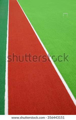 red and green carpet, closeup of photo