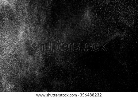 abstract splashes of water on a black background. 
