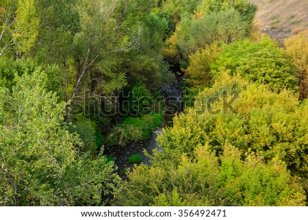 The Hrazdan River, Armenia