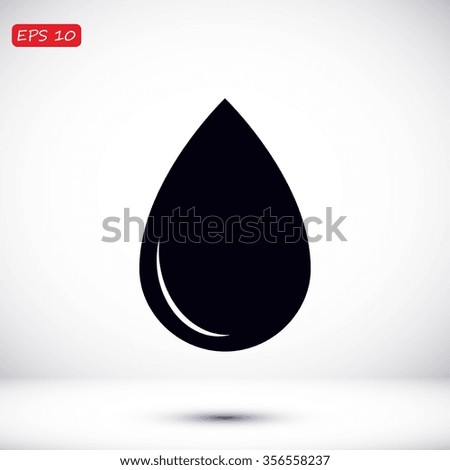 black drop icon