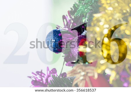 Christmas tree decoration for merry christmas Xmas and happy new year 2016