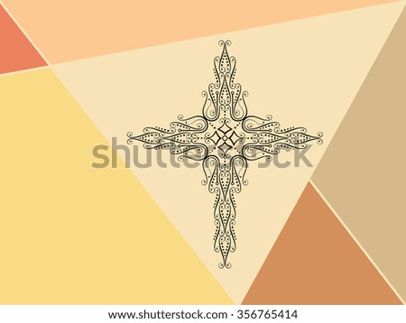 Christian Cross Design Art