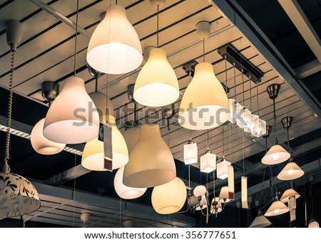 lamps on sale Royalty-Free Stock Photo #356777651