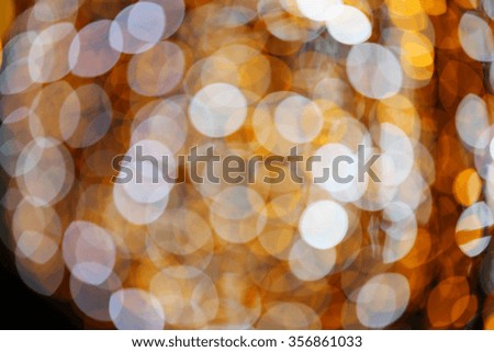 Multicolored de-focused bogey lights background