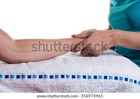 Occupational therapy close-up and different exercises Royalty-Free Stock Photo #356974961