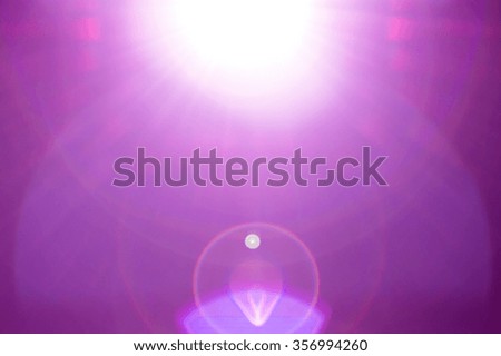 Lighting purple flare abstract