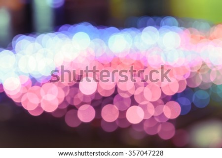 Vivid pink abstract background of Defocused Lights. Blur Light, Out of Focus, vivid Bohek, Holidays light. Process color tone is matched with Valentine Day background