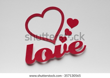 Valentines Day - greeting card template
