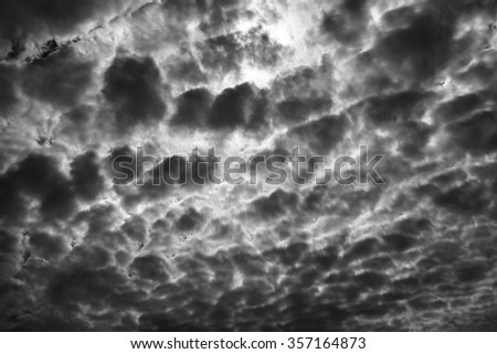 cloud and sky black and white background