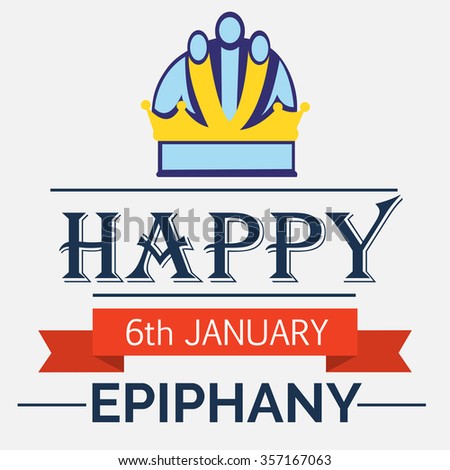 Illustration of a beautiful background for Happy Epiphany.