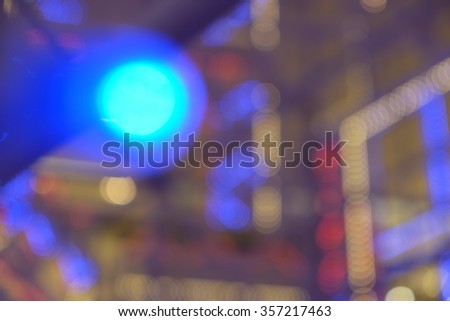 Abstract blurred multicolor light bokeh background