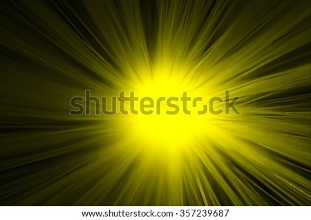 Explosion of rays