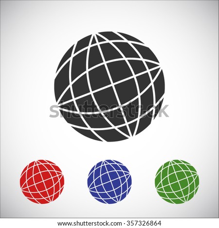  Globe earth icon