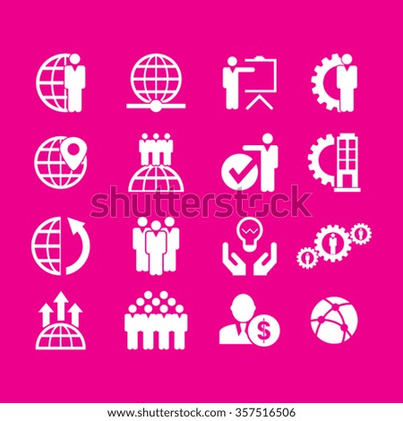 Business Set of Icons.