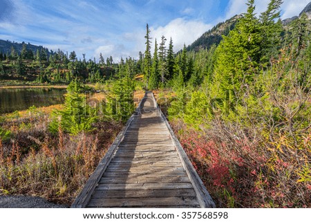 Picture Lake Trail, Artist point , North Cascades region