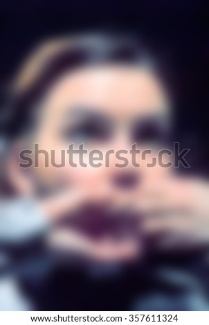 Contemporary dance performance abstract blur background with shallow depth of field