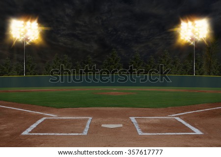 Baseball Stadium Royalty-Free Stock Photo #357617777