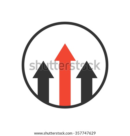 advantage icon. business growth concept. isolated on white background. vector illustration Royalty-Free Stock Photo #357747629
