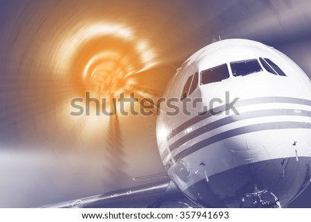 aircraft, fictional picture, color effect