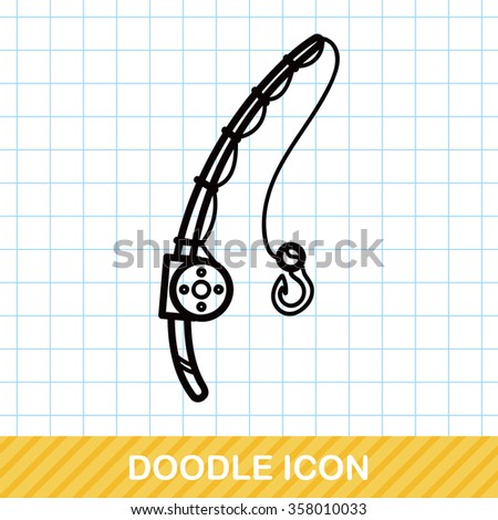 Fishing rod doodle