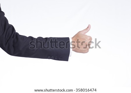 Businessman with Thumb Up