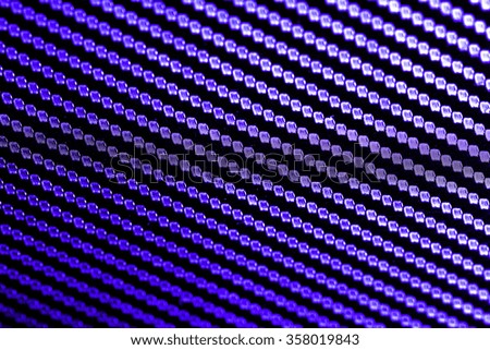 Kevlar abstract blue background.