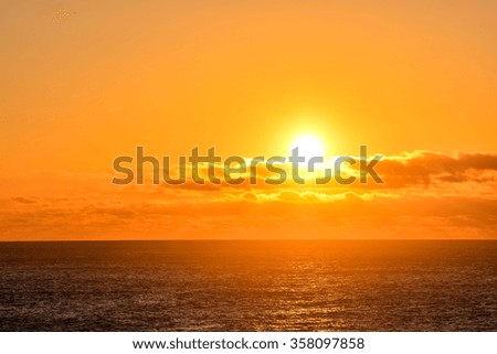 Sea Tropical Sunset