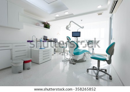 Modern dental cabinet Royalty-Free Stock Photo #358265852