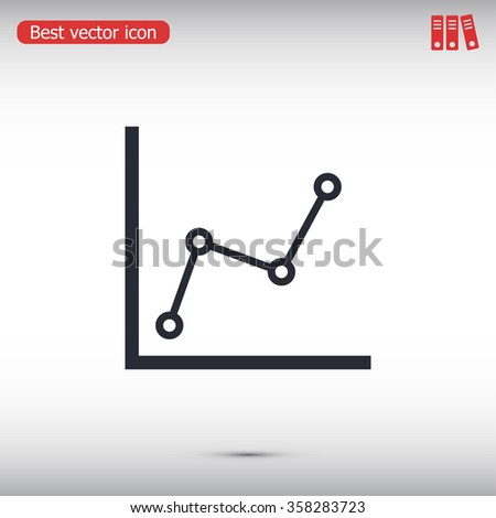 chart icon . Vector Eps 10