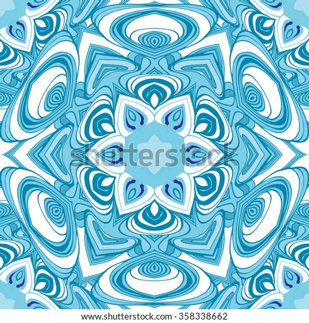 Mandala  seamless pattern, vector image