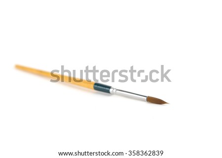paintbrush isolated on white background

