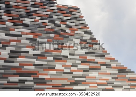 Modern abstract architecture detail