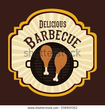 delicious barbecue design 