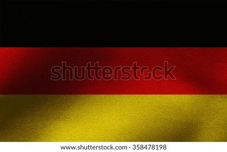 Closeup of Germany flag