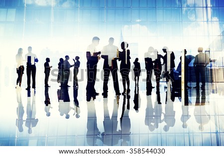 Business People Working Working Corporate Concept