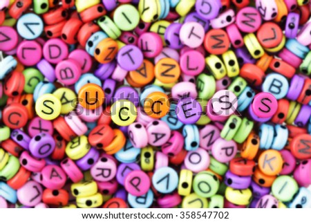 Success Text Beads, Seeking Success