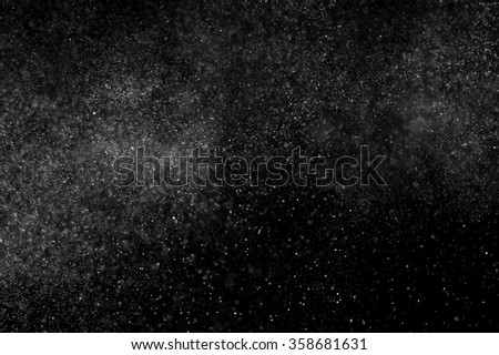 abstract splashes of water on  black background. 