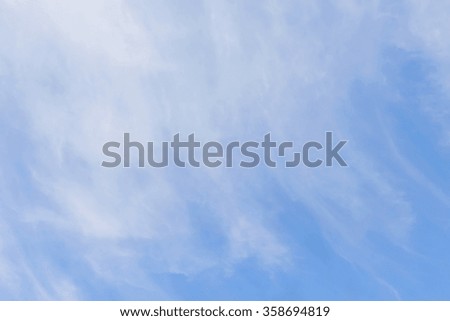 blue sky with clouds in holliday