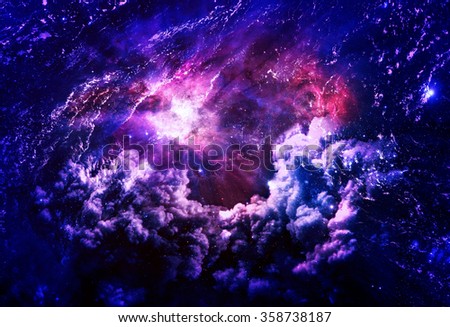 Starry Galaxy - Elements of this Image Furnished by NASA
